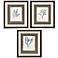 Set of 3 Nature I/III/IV 20" High Floral Wall Art