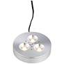 Set of 3 Silver LED Puck Lights from 360 Lighting