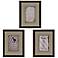 Set of 3 Tie the Knot I 21" High Framed Wall Art Prints