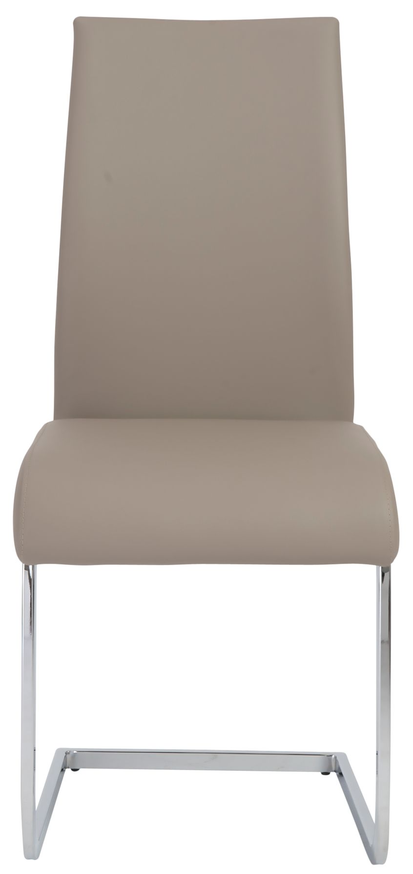 Image 5 Set of 4 Epifania Taupe Leatherette Side Chairs more views