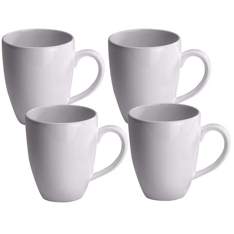 Image 1 Set of 4 Fun Factory White Cafe Latte Cups