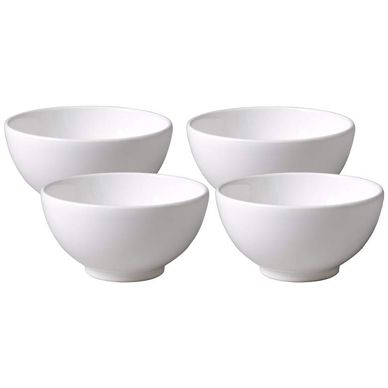 Image 1 Set of 4 Fun Factory White Dipping Bowls