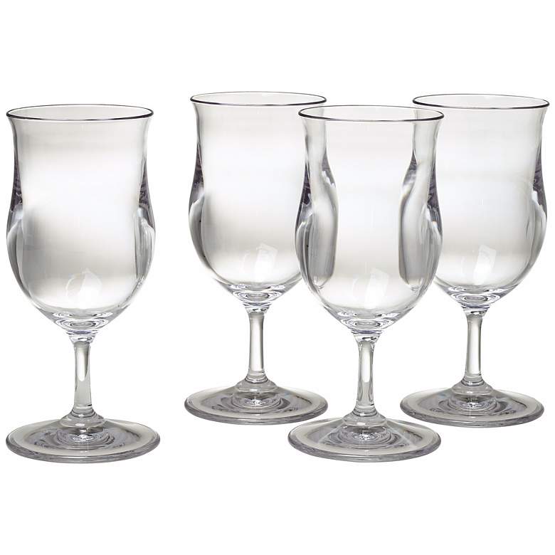 Image 1 Set of 4 Pina Colada Glasses