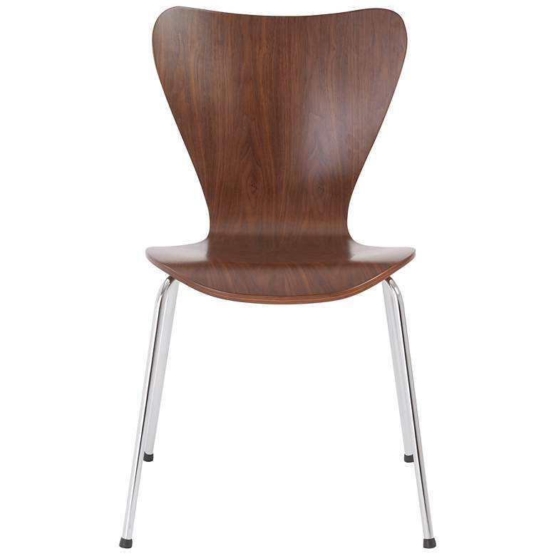 Image 2 Set of 4 Tendy Pro Stack Walnut Side Chairs more views