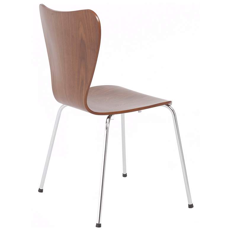 Image 4 Set of 4 Tendy Pro Stack Walnut Side Chairs more views