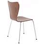 Set of 4 Tendy Pro Stack Walnut Side Chairs