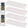 Set of 4 White LED Under Cabinet Lights with 2 Remotes