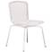 Set of 4 Zuo Silvermine Outdoor White Bay Chair