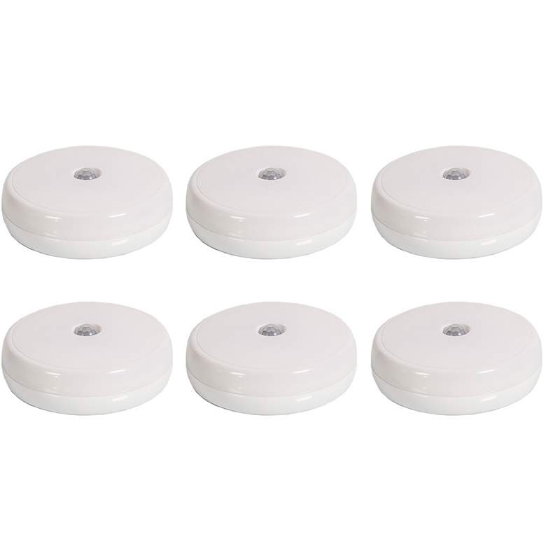 Image 1 Set of 6 LED Motion Sensor Lights