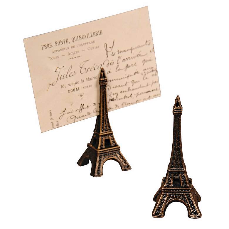 Image 1 Set of 8 Eiffel Tower Placecard Holders