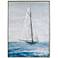 Set Sail Blue Canvas Wall Art