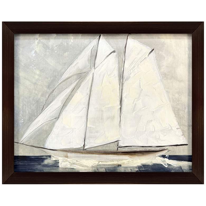 Image 1 Setting Sail 30"W x 24"H Framed Art