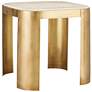 Sev Travertine Accent Table