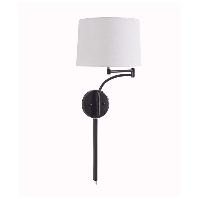 Image 3 Seven 18" High Oil Rubbed Bronze Swing Arm Wall Sconce more views