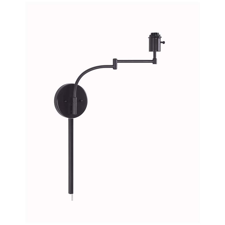 Image 4 Seven 18" High Oil Rubbed Bronze Swing Arm Wall Sconce more views