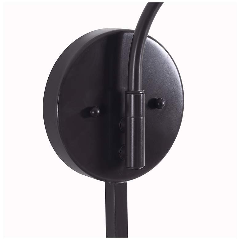 Image 5 Seven 18" High Oil Rubbed Bronze Swing Arm Wall Sconce more views