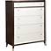 Seventh Avenue Sable Wood 5-Drawer Chest