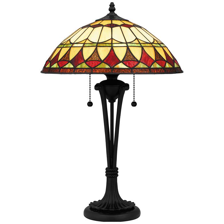 Image 1 Sevilla 2-Light Matte Black Table Lamp