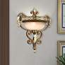 2_Seville 18 1/2" High Palatial Bronze Wall Sconce
