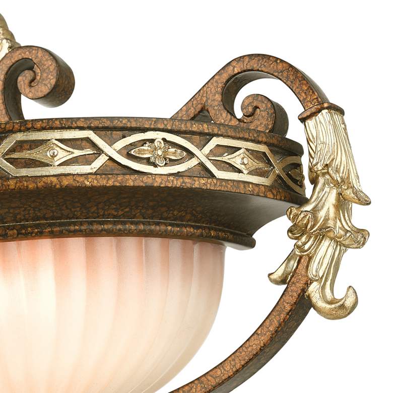Image 5 Seville 18 1/2" High Palatial Bronze Wall Sconce more views