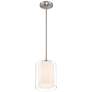 3_Seville 7" Wide Brushed Steel LED Mini Pendant more views
