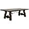 Seville 98" Wide New Driftwood Brown Dining Table