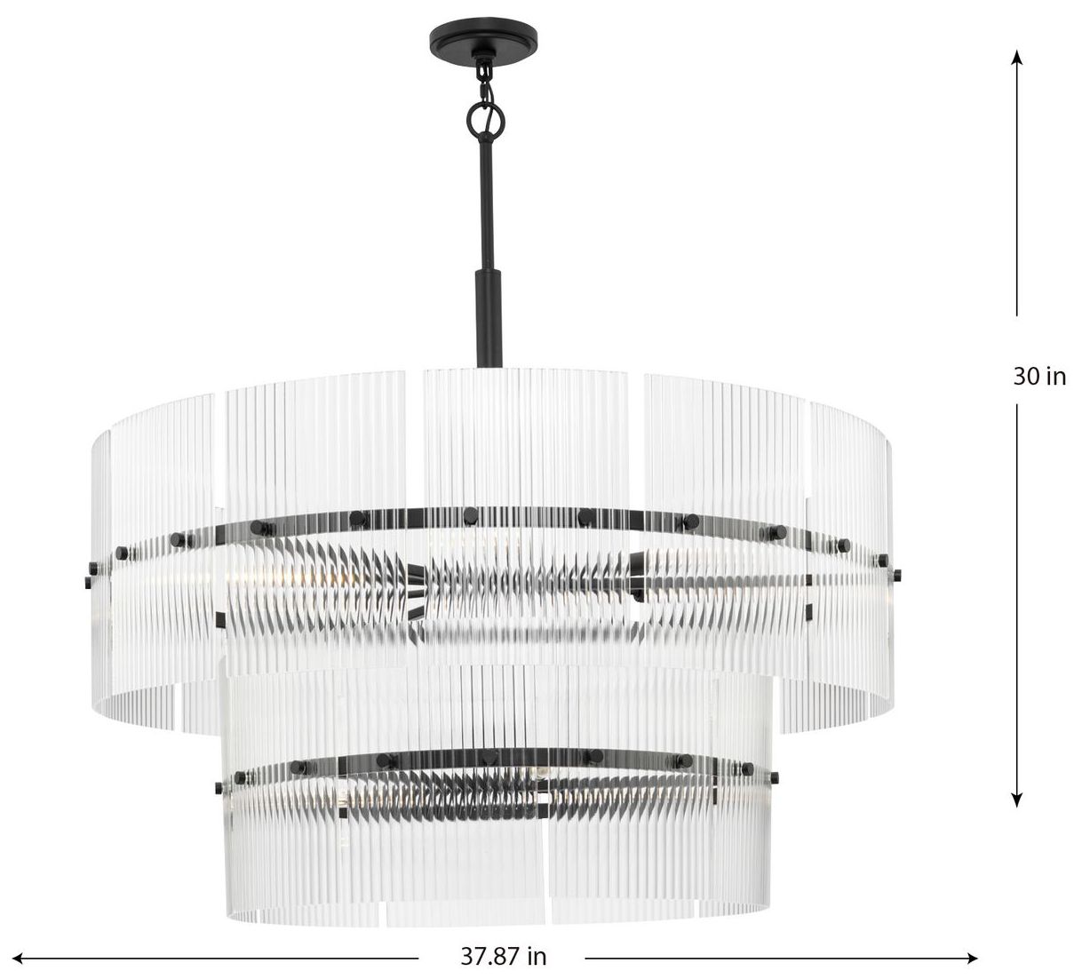 Image 4 Seville Collection Nine-Light Chandelier more views