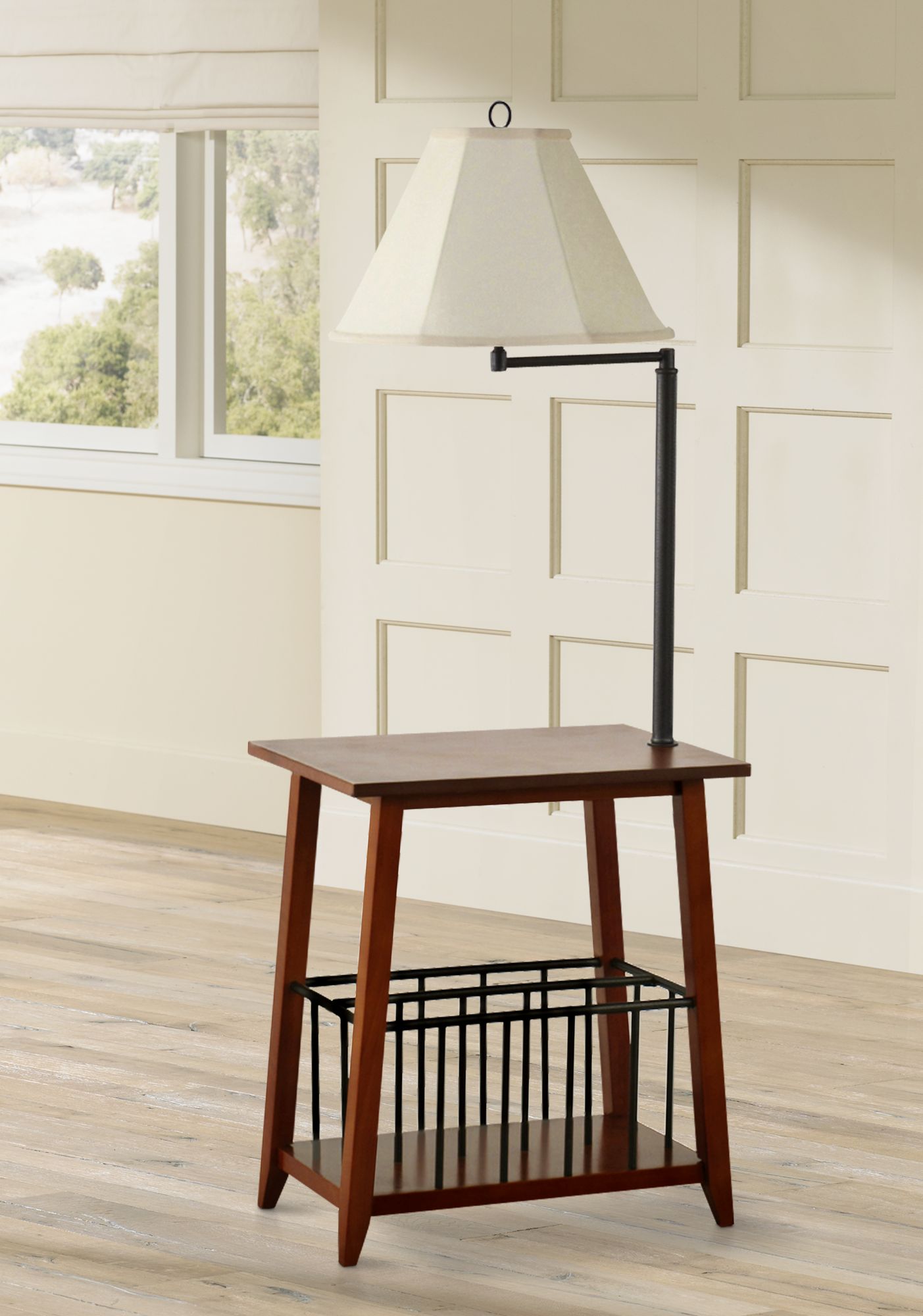 lamp with end table