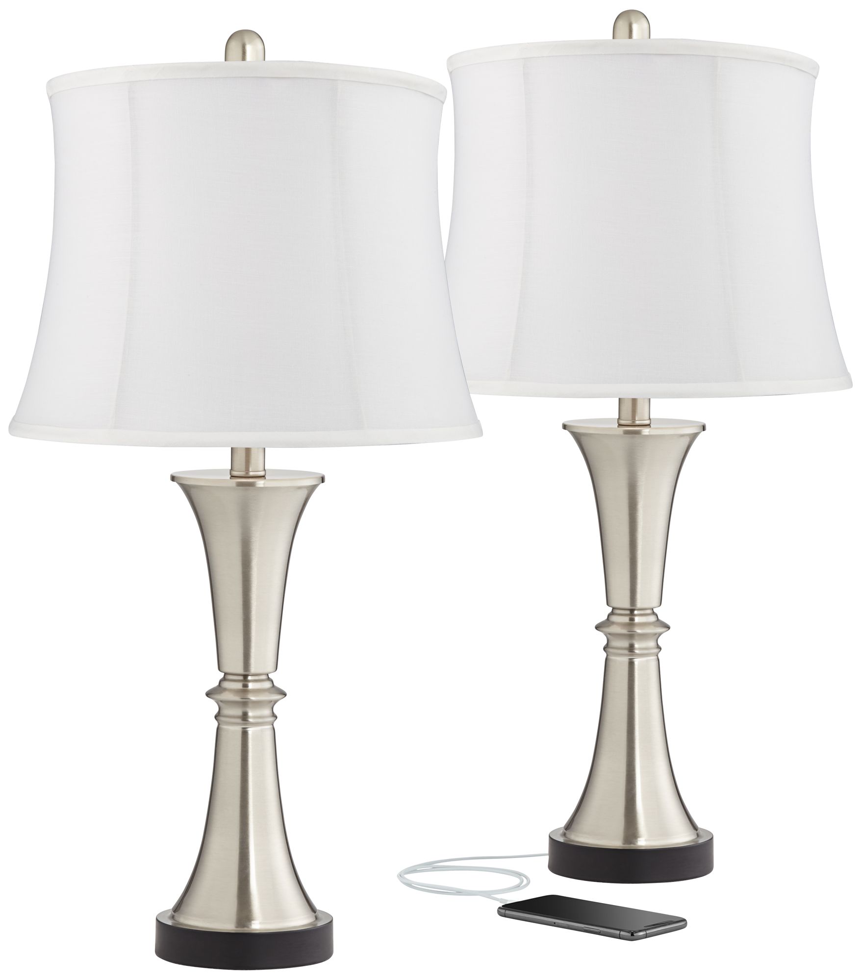 cream touch table lamp