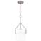 Seymour 1-Light Brushed Nickel Mini Pendant Light