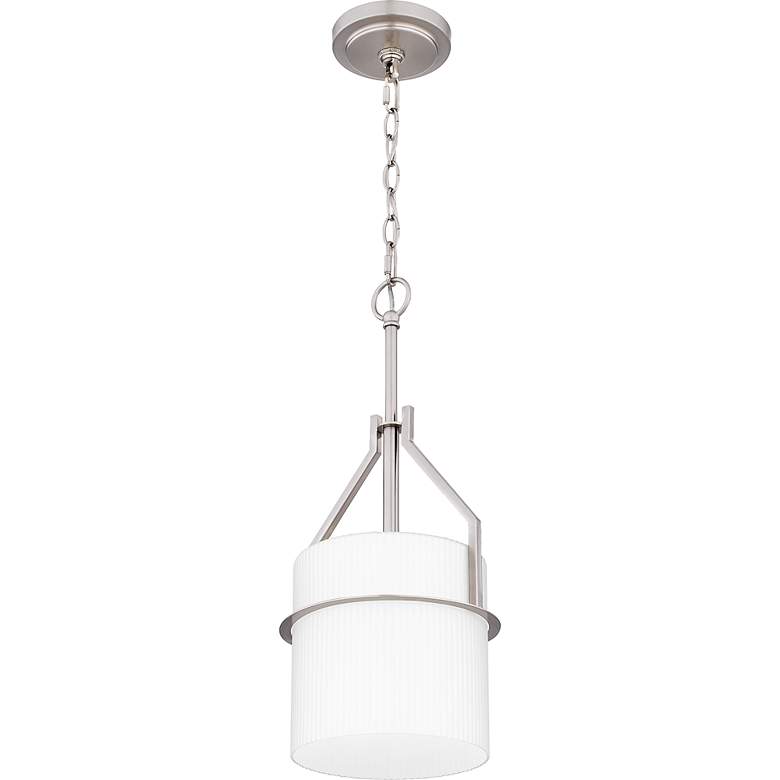 Image 4 Seymour 1-Light Brushed Nickel Mini Pendant Light more views