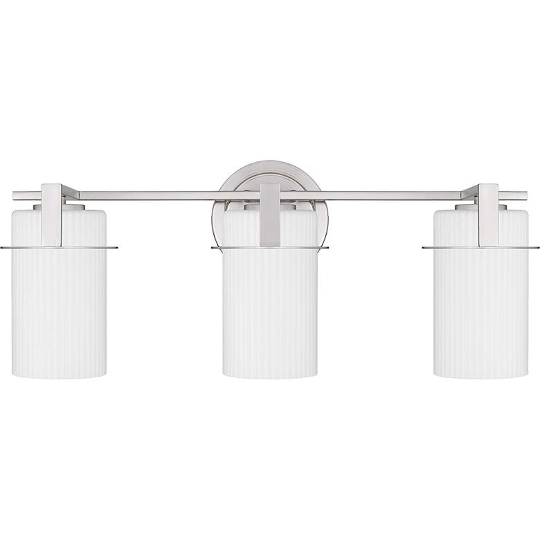 Image 4 Seymour 3-Light Brushed Nickel Bath Light more views
