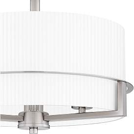 Image5 of Seymour 3-Light Brushed Nickel Semi-Flush Mount Light more views