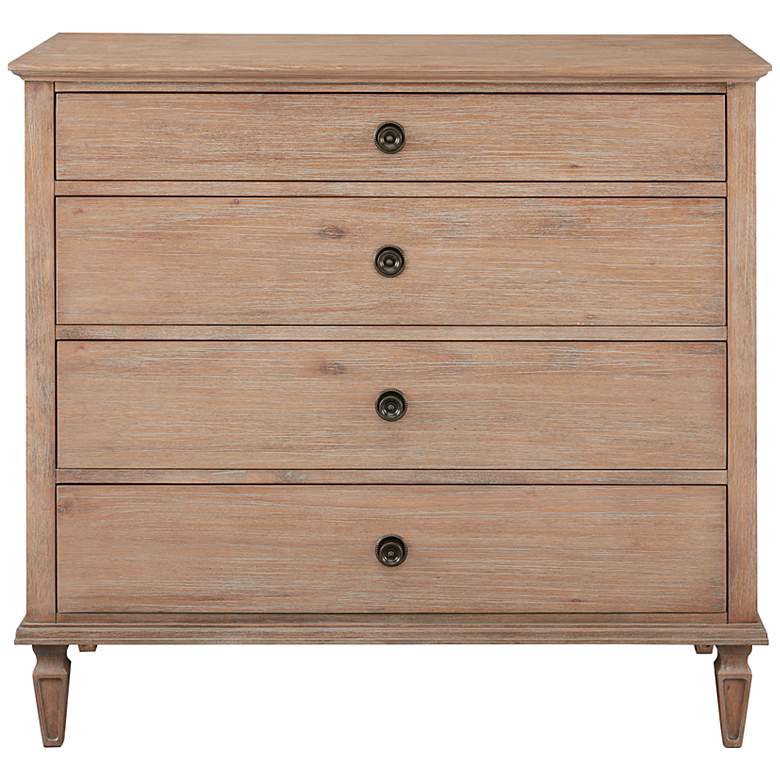 Image 2 Seymour 41 inch Wide Light Natural Wood 4-Drawer Dresser more views