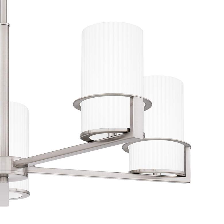 Image 5 Seymour 5-Light Brushed Nickel Chandelier more views
