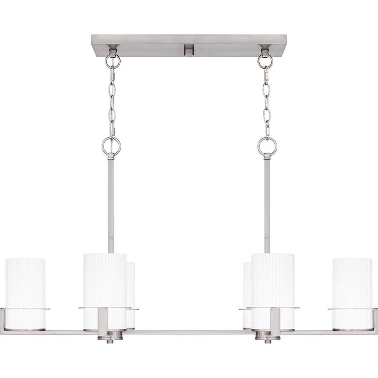 Image 3 Seymour 6-Light Brushed Nickel Island Light more views