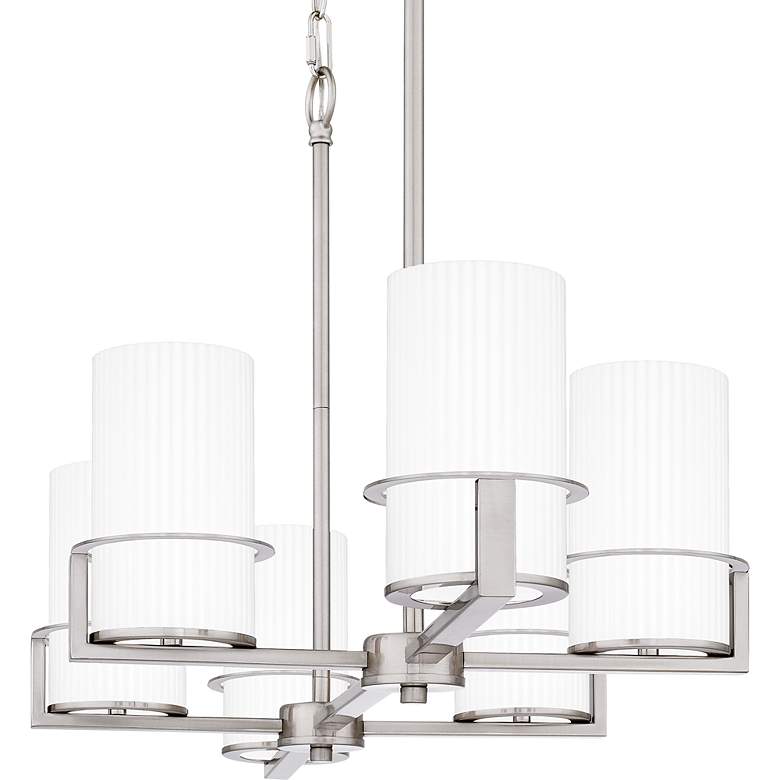Image 5 Seymour 6-Light Brushed Nickel Island Light more views