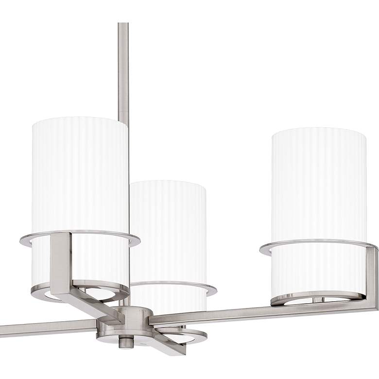 Image 6 Seymour 6-Light Brushed Nickel Island Light more views