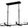 Seymour 6-Light Matte Black Island Light