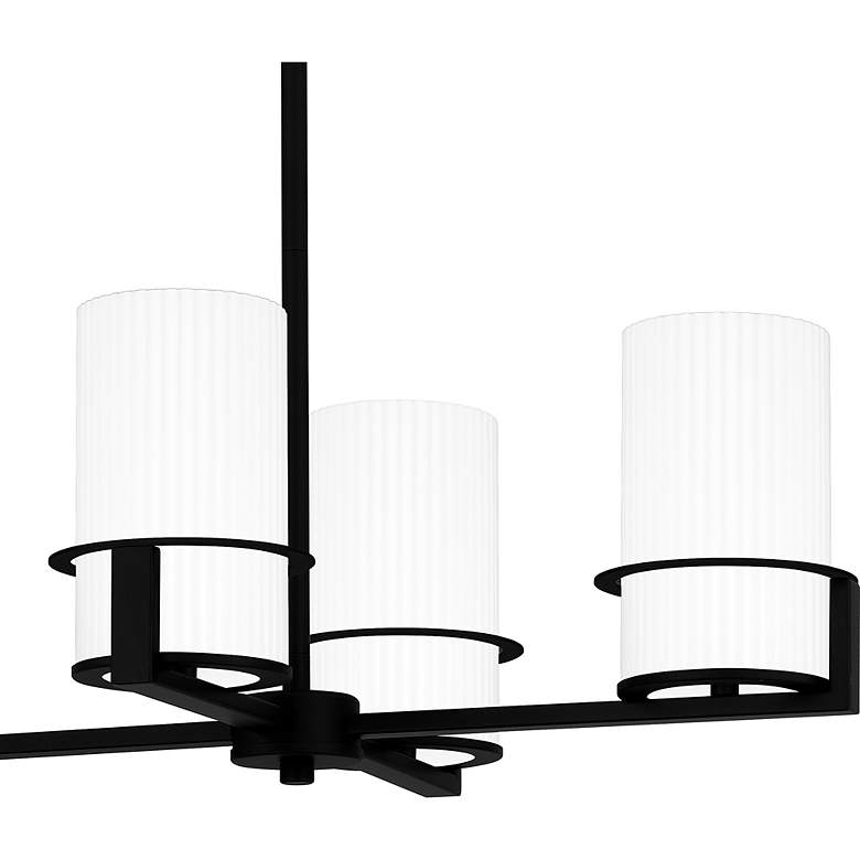 Image 6 Seymour 6-Light Matte Black Island Light more views
