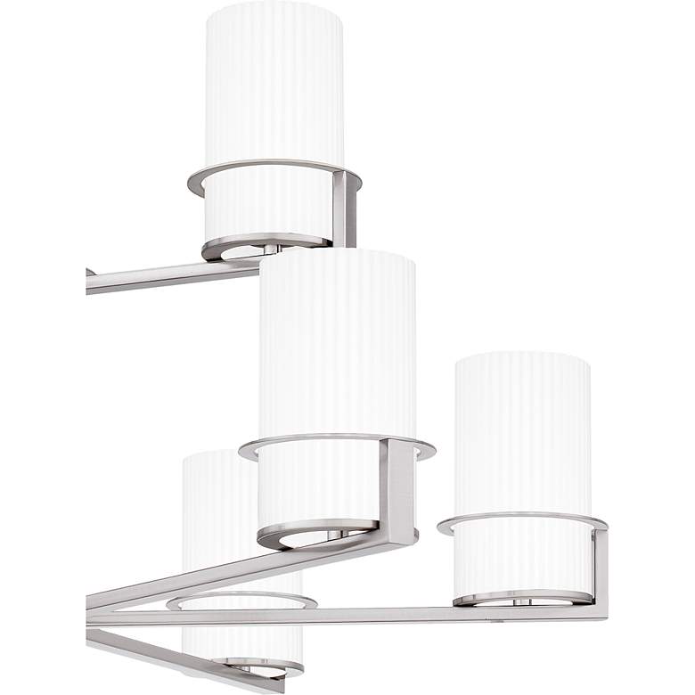 Image 5 Seymour 9-Light Brushed Nickel Chandelier more views