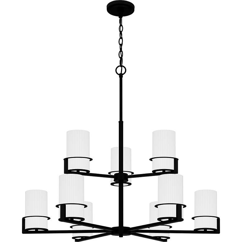 Image 2 Seymour 9-Light Matte Black Chandelier more views