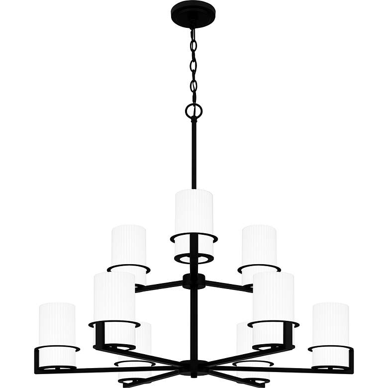 Image 3 Seymour 9-Light Matte Black Chandelier more views