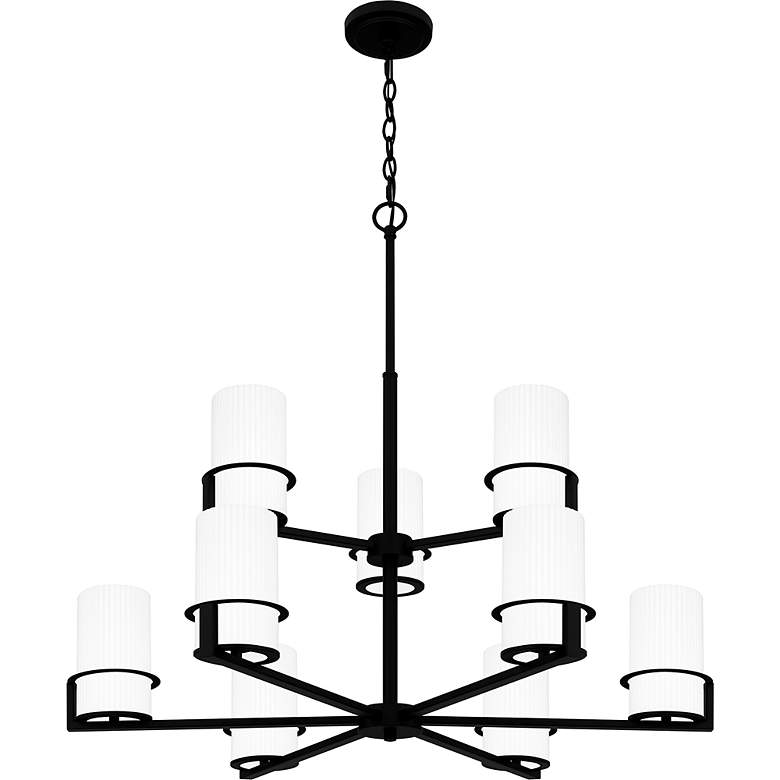 Image 4 Seymour 9-Light Matte Black Chandelier more views