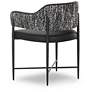 4_Sezanne Black Vegan Leather 2-Tone Dining Chair more views