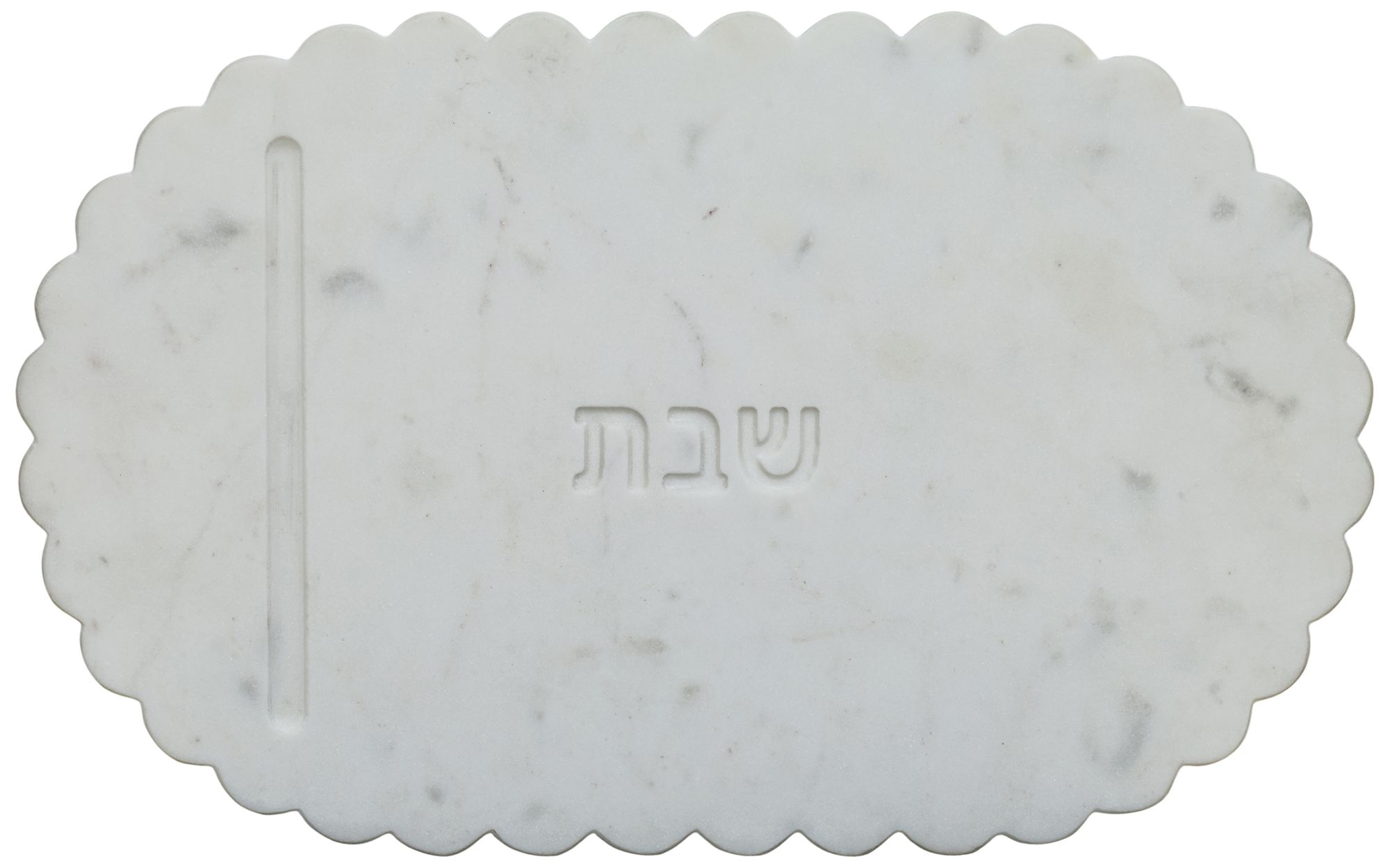 Image 2 Shabbat White Marble Serving Board more views