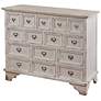 2_Shabby Chic 45"W Antique White 15-Drawer Apothecary Cabinet