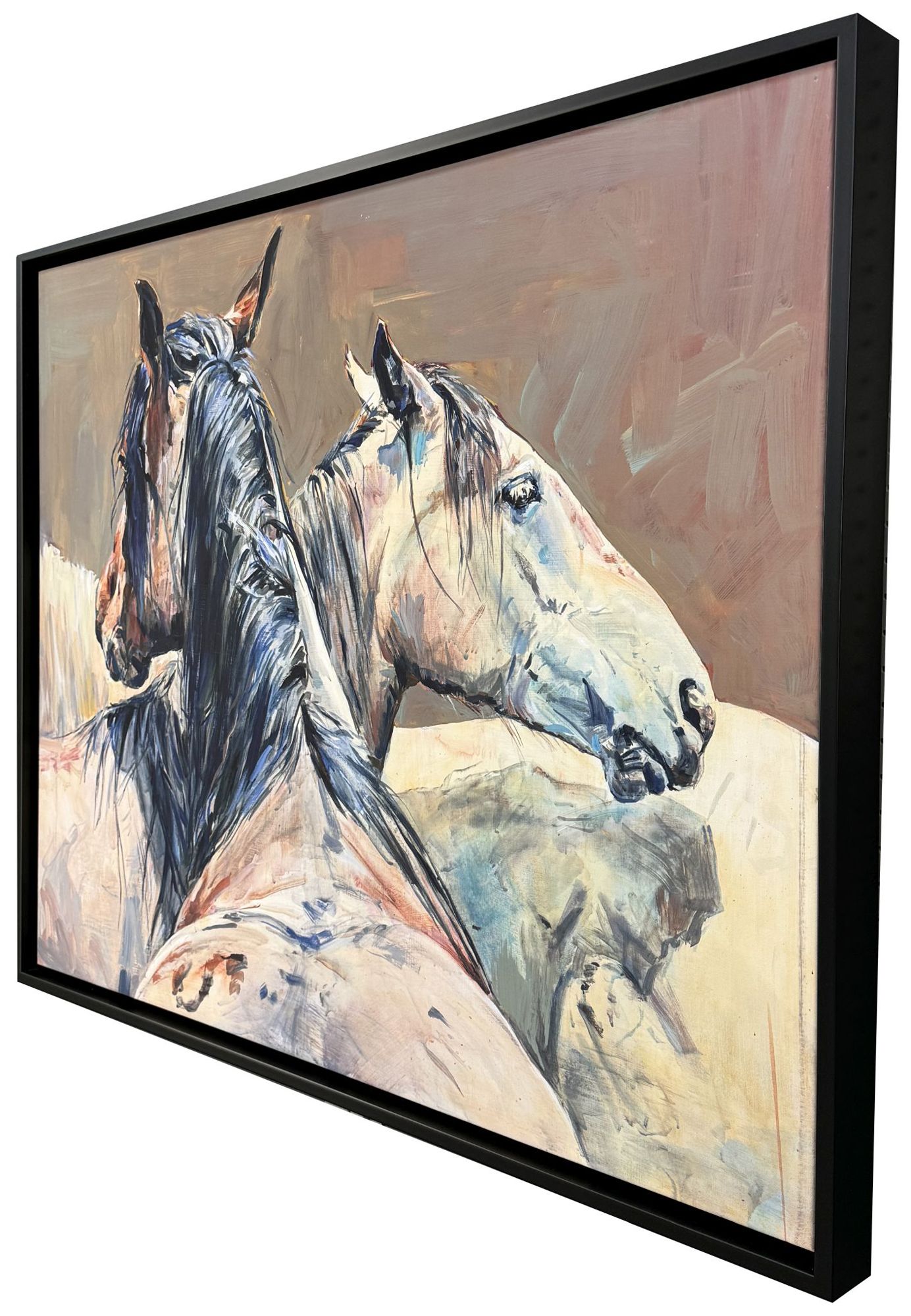 Image 2 Shades of Gray 42"W x 34"H Canvas more views