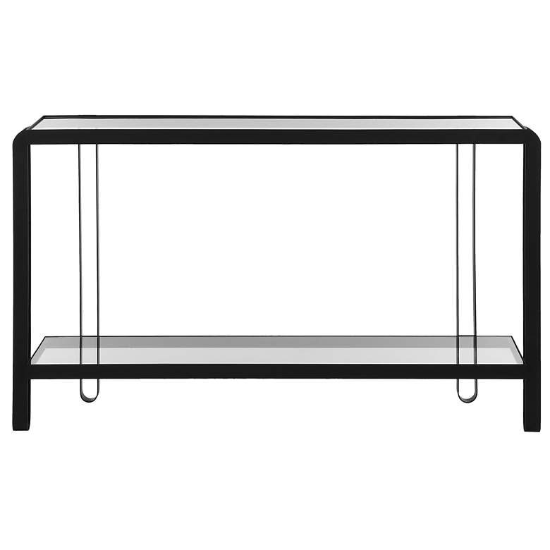 Image 2 Shadow 55 1/4" Wide Black Console Table