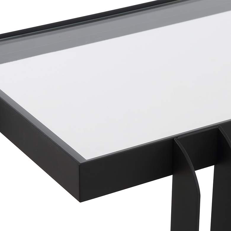 Image 7 Shadow 55 1/4" Wide Black Console Table more views